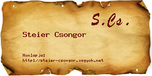Steier Csongor névjegykártya